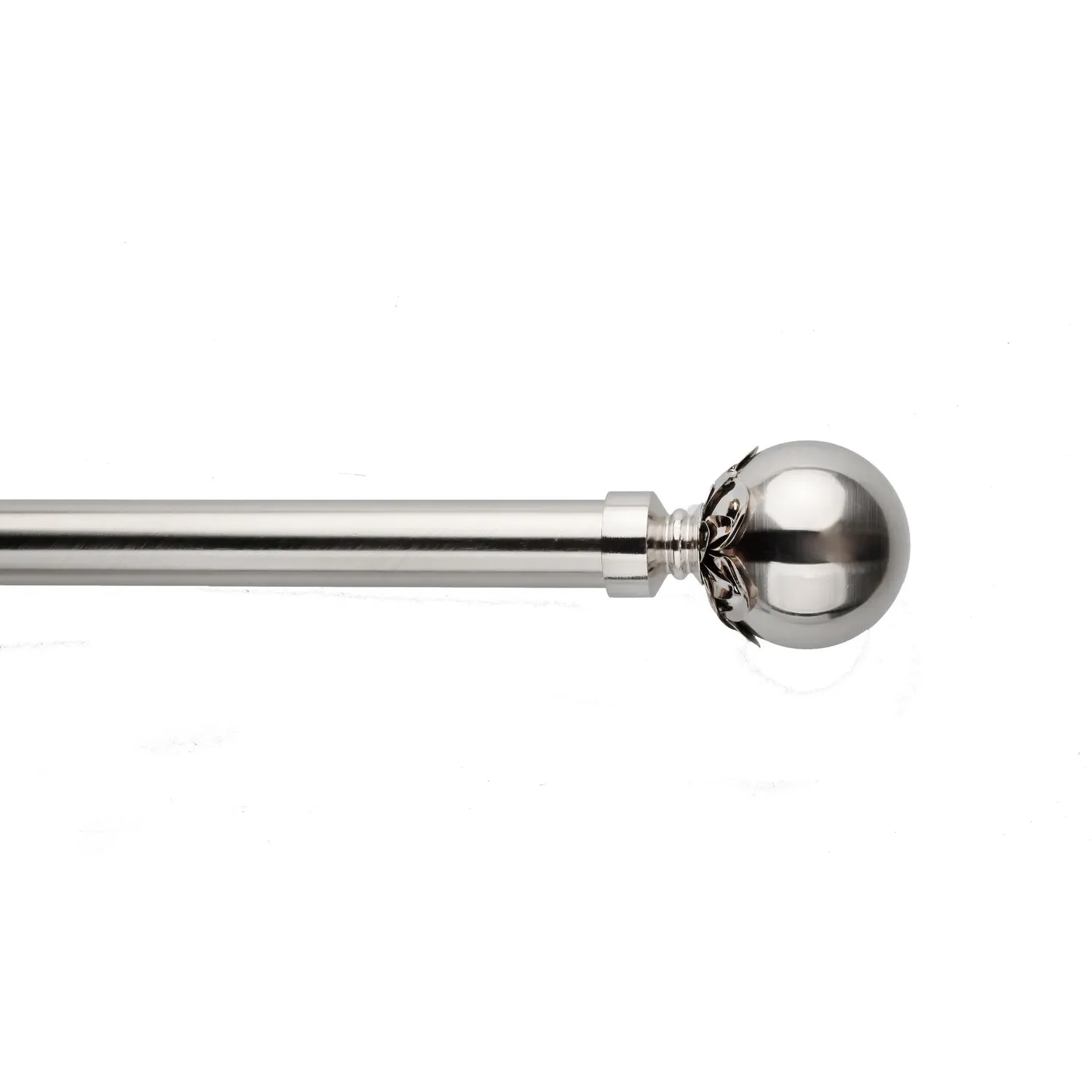 Kingsbury 170cm Curtain Pole - Silver