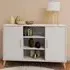 Kingston 2 Door 3 Shelf Sideboard - White