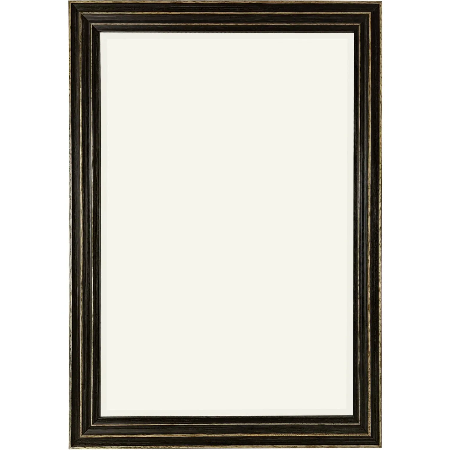 Kingston Brushed Wooden Mirror - Black image