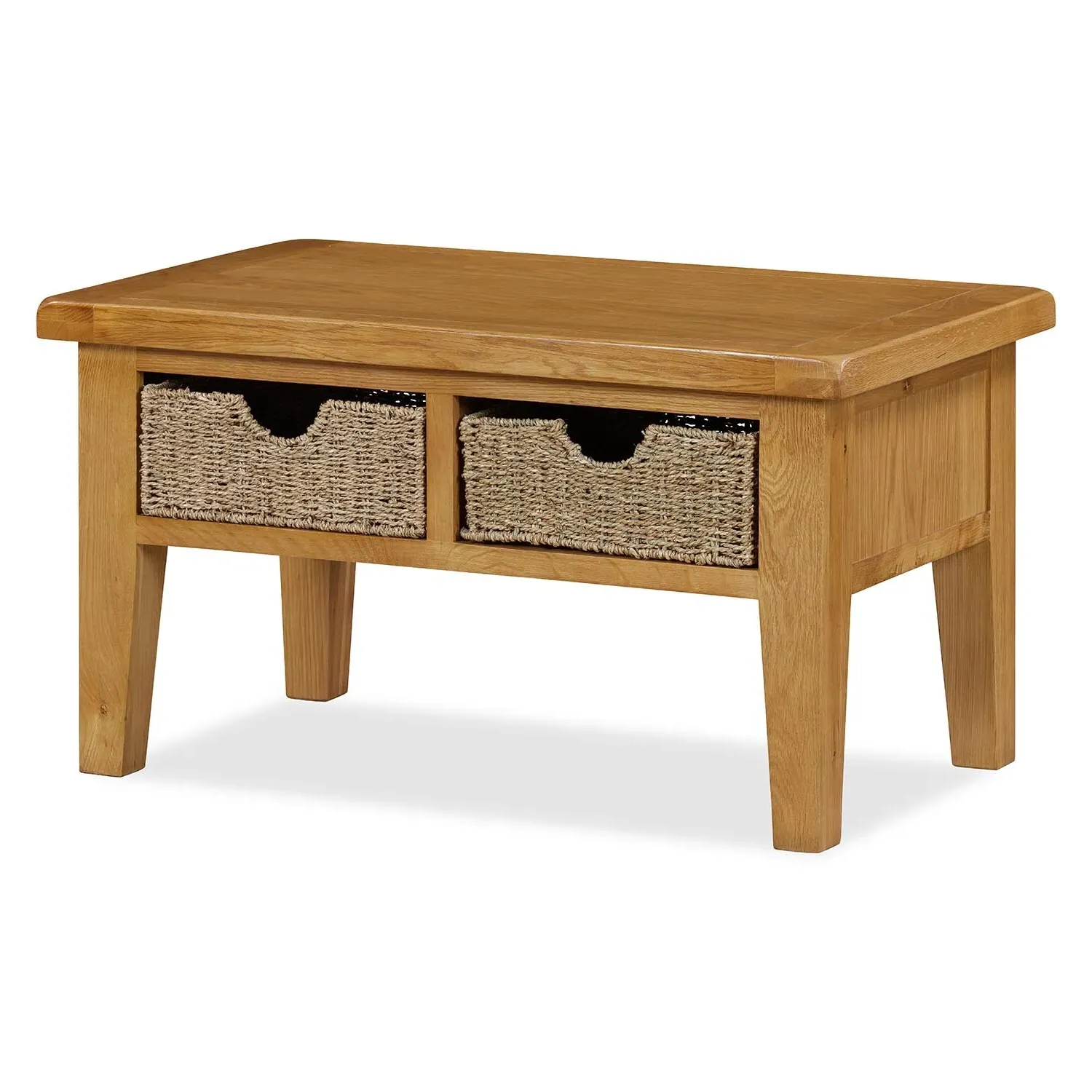 Kinsale 2 Basket Coffee Table - Oak