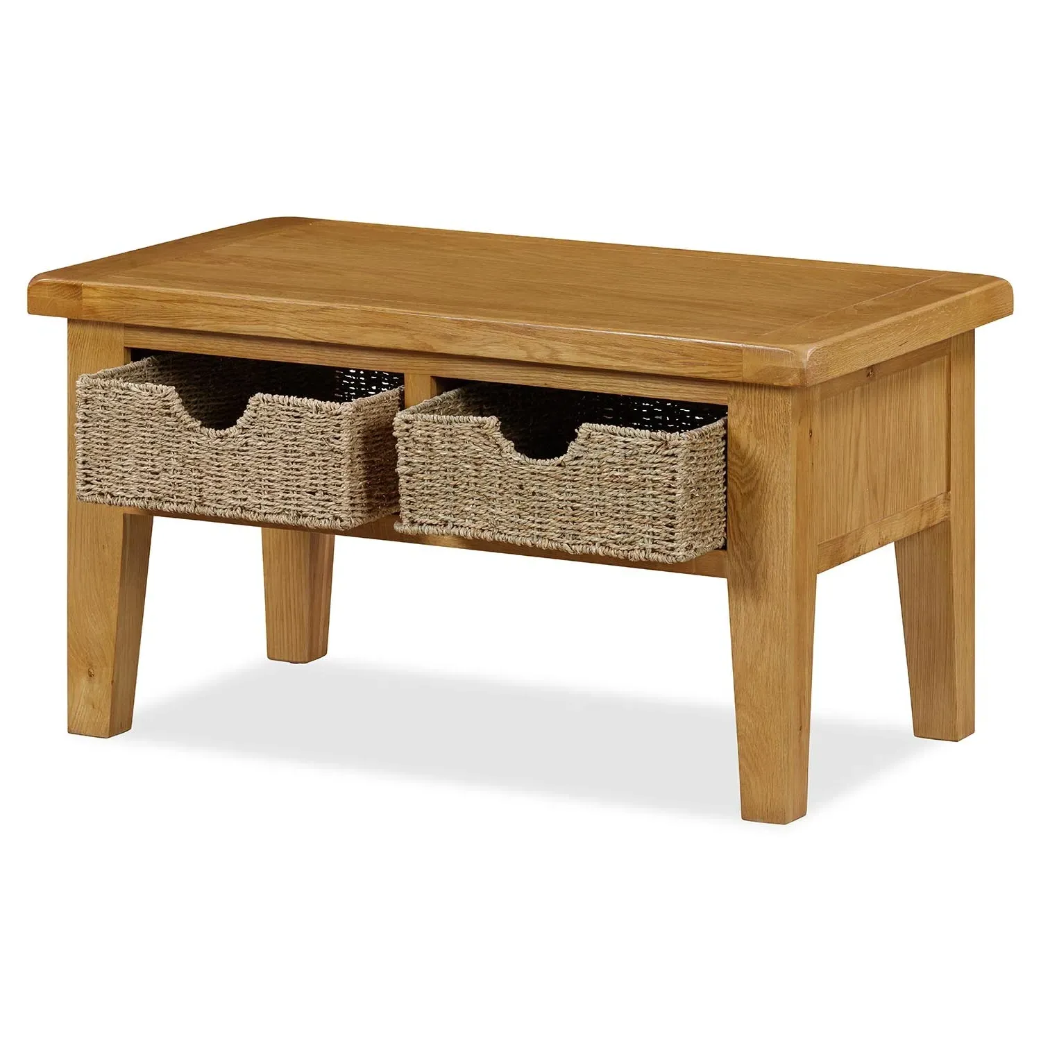 Kinsale 2 Basket Coffee Table - Oak