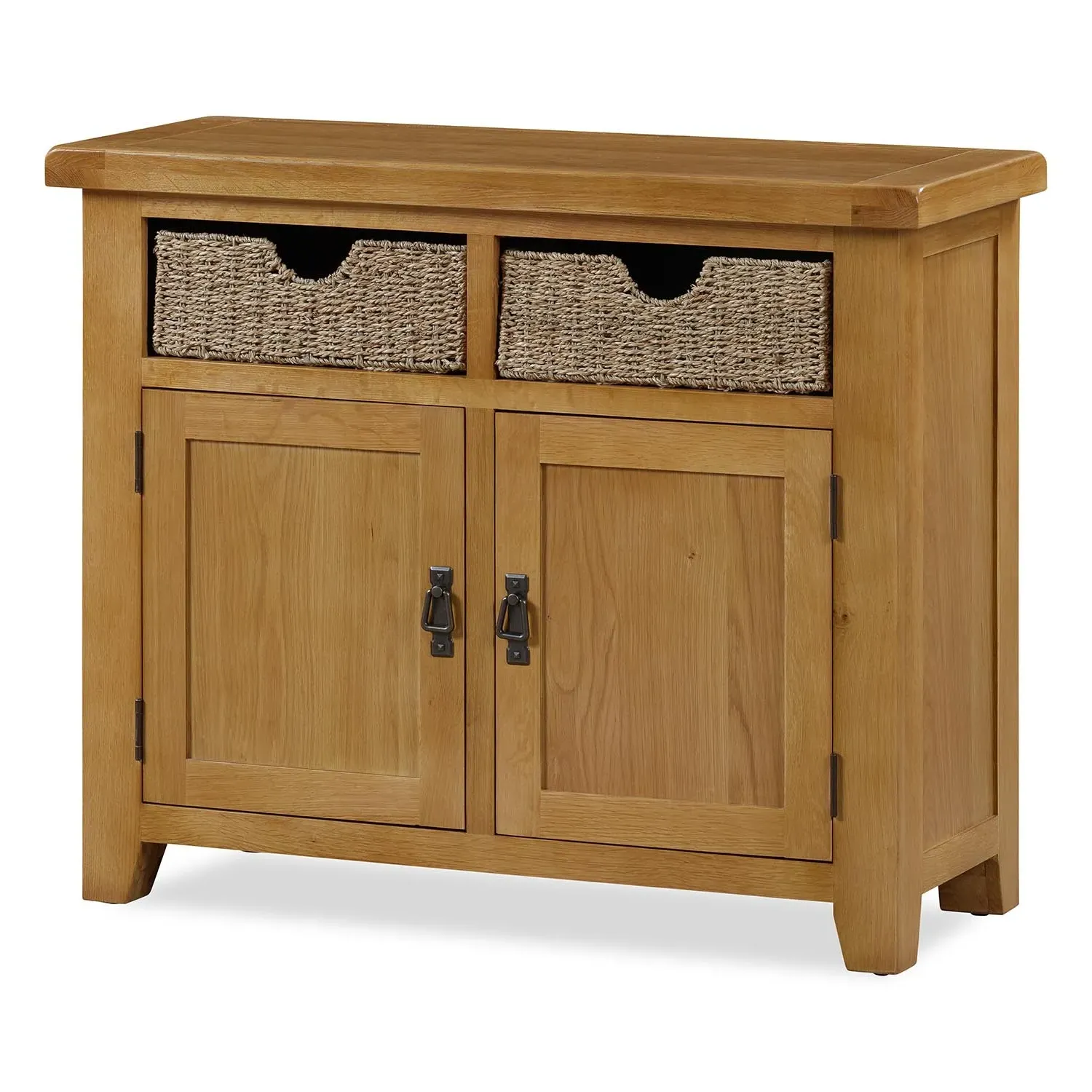 Kinsale 2 Door Sideboard with Basket Drawers - Oak