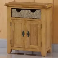 Kinsale Mini Sideboard with Basket Drawer - Oak