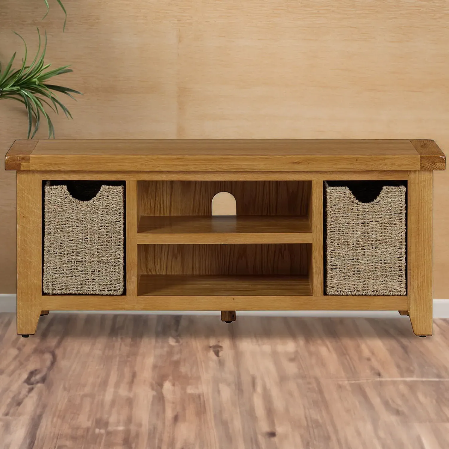 Kinsale TV Unit with Storage - Brown, Oak image