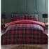 Kinsley Super King Duvet Set - Red Tartan