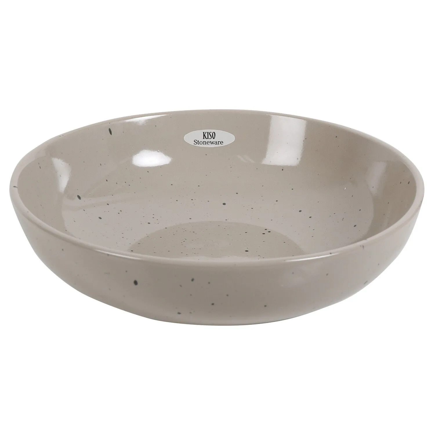 Kiso Serving Bowl - Warm Grey, Stoneware image