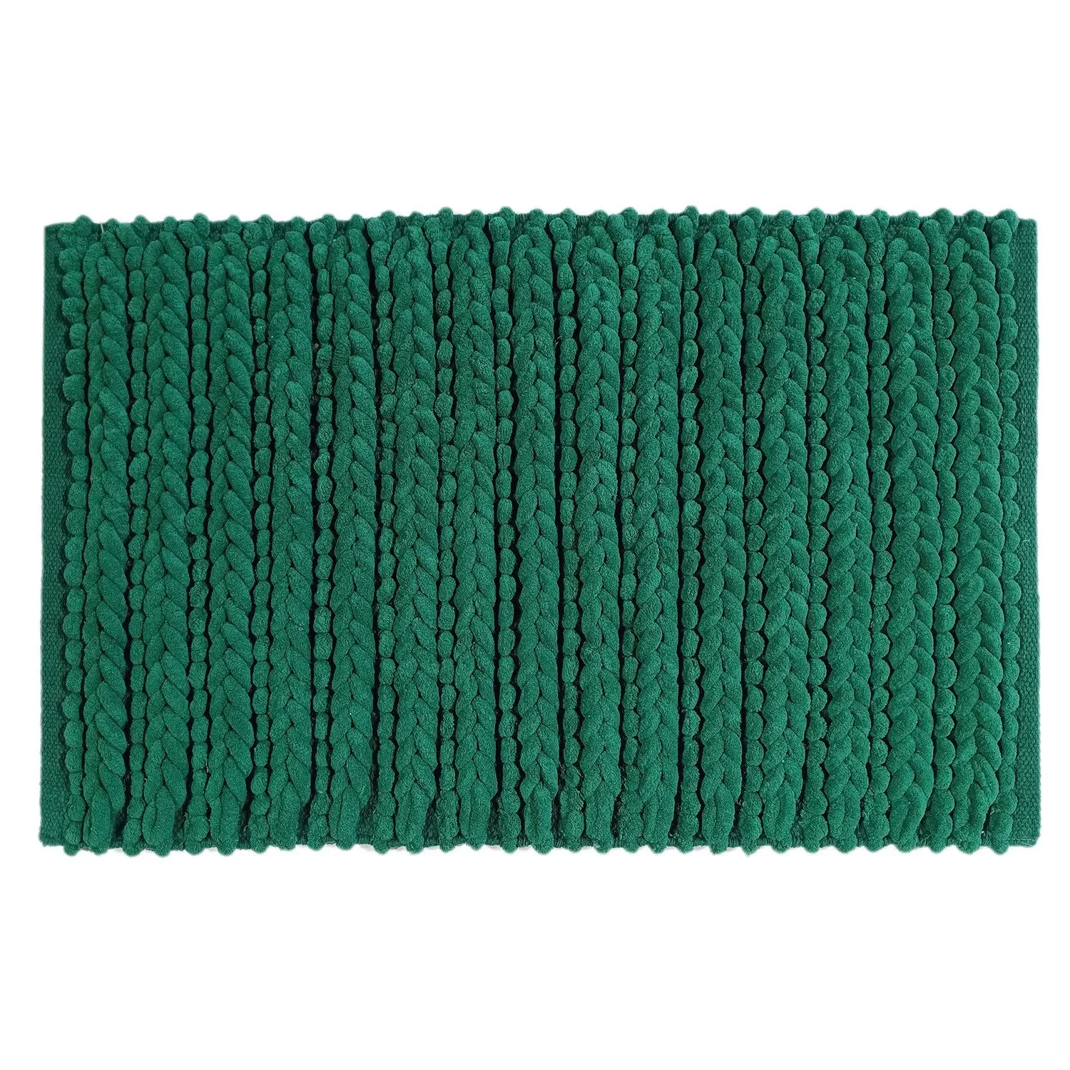 Knit Bath Mat - Emerald