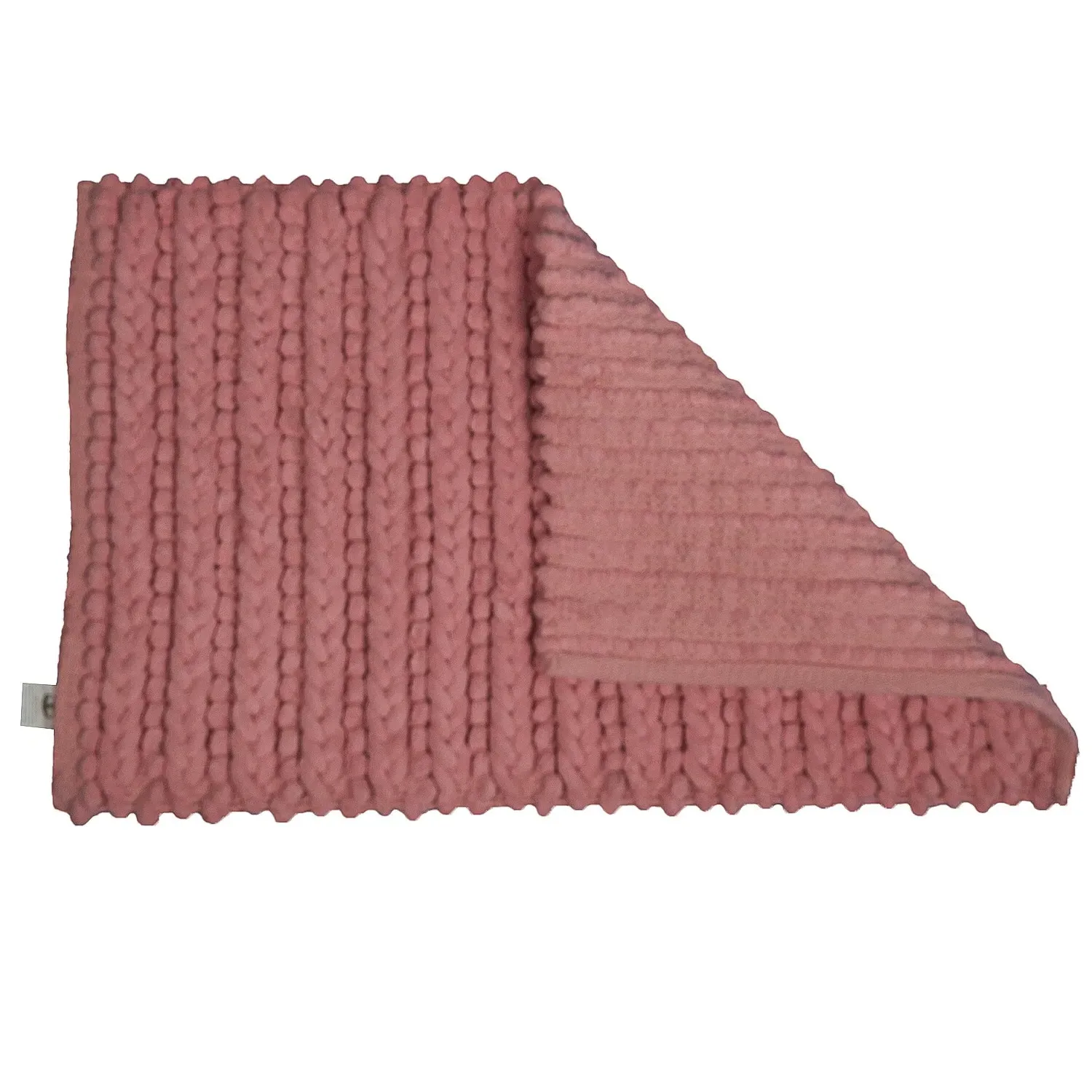 Knit Bath Mat - Pink
