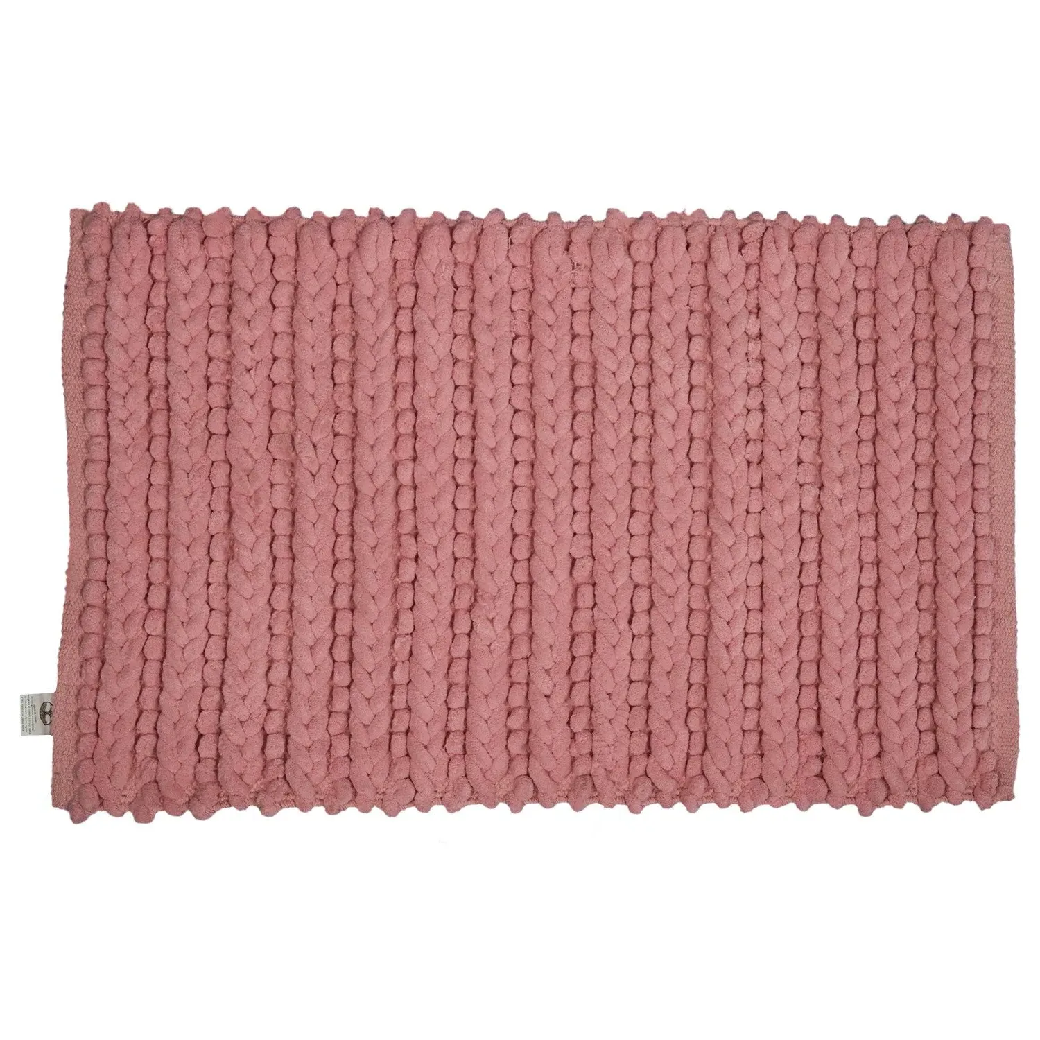 Knit Bath Mat - Pink