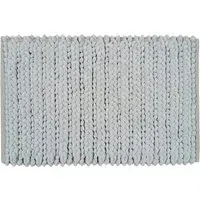 Knit Bath Mat - Silver