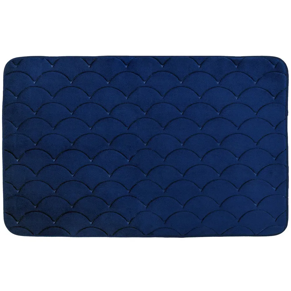 Kyoto Bath Mat - Navy image