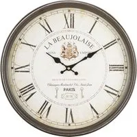 La Beaujolaise Round Wall Clock - Neutral