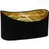 Lamp Shade with Gold Lining - Black, Linen