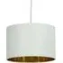 Lamp Shade with Gold Lining - Cream