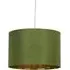 Lamp Shade with Gold Lining - Green