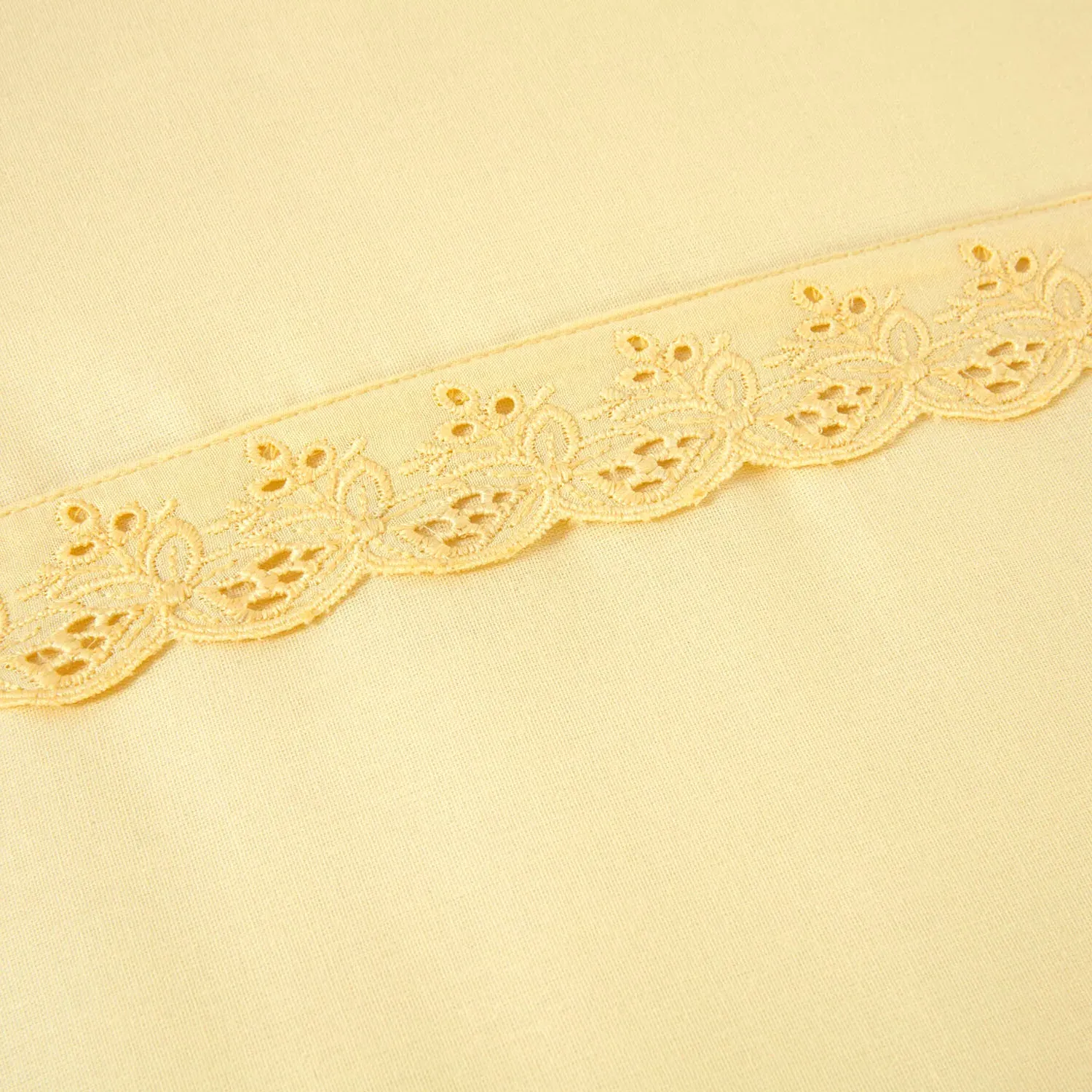 Lara King Embroidered Duvet Set - Yellow