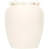 Large Ball Edge Planter - Cream