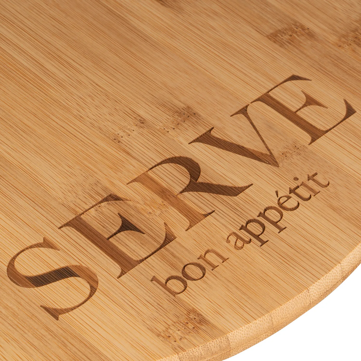 Large Bamboo Lazy Susan