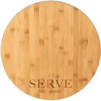 Large Bamboo Lazy Susan