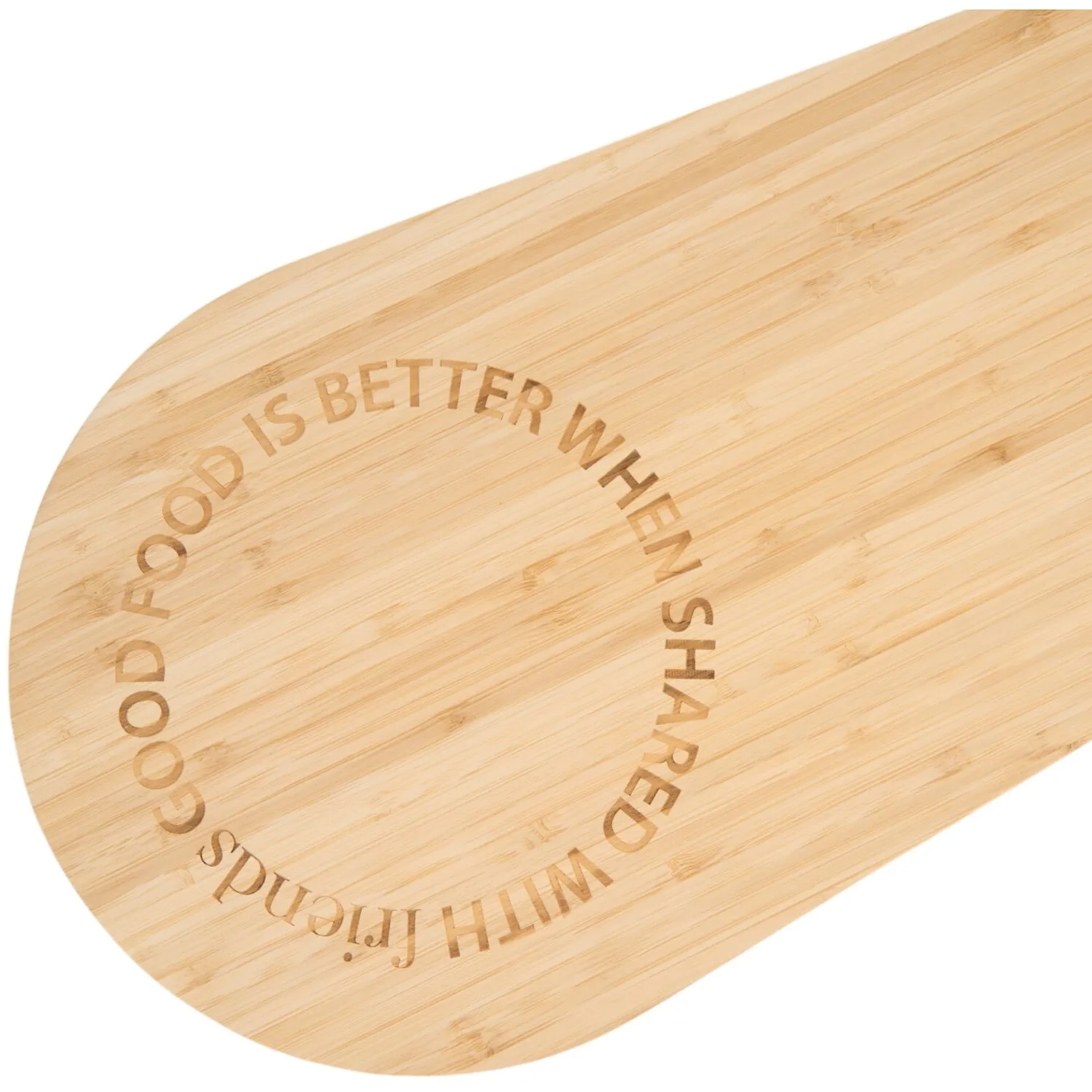 Large Bamboo Serving Board - Natural