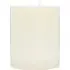 Large Church Candle with Three Wicks - White