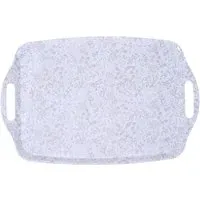 Large Ivy and Bramble Serving Tray - Grey