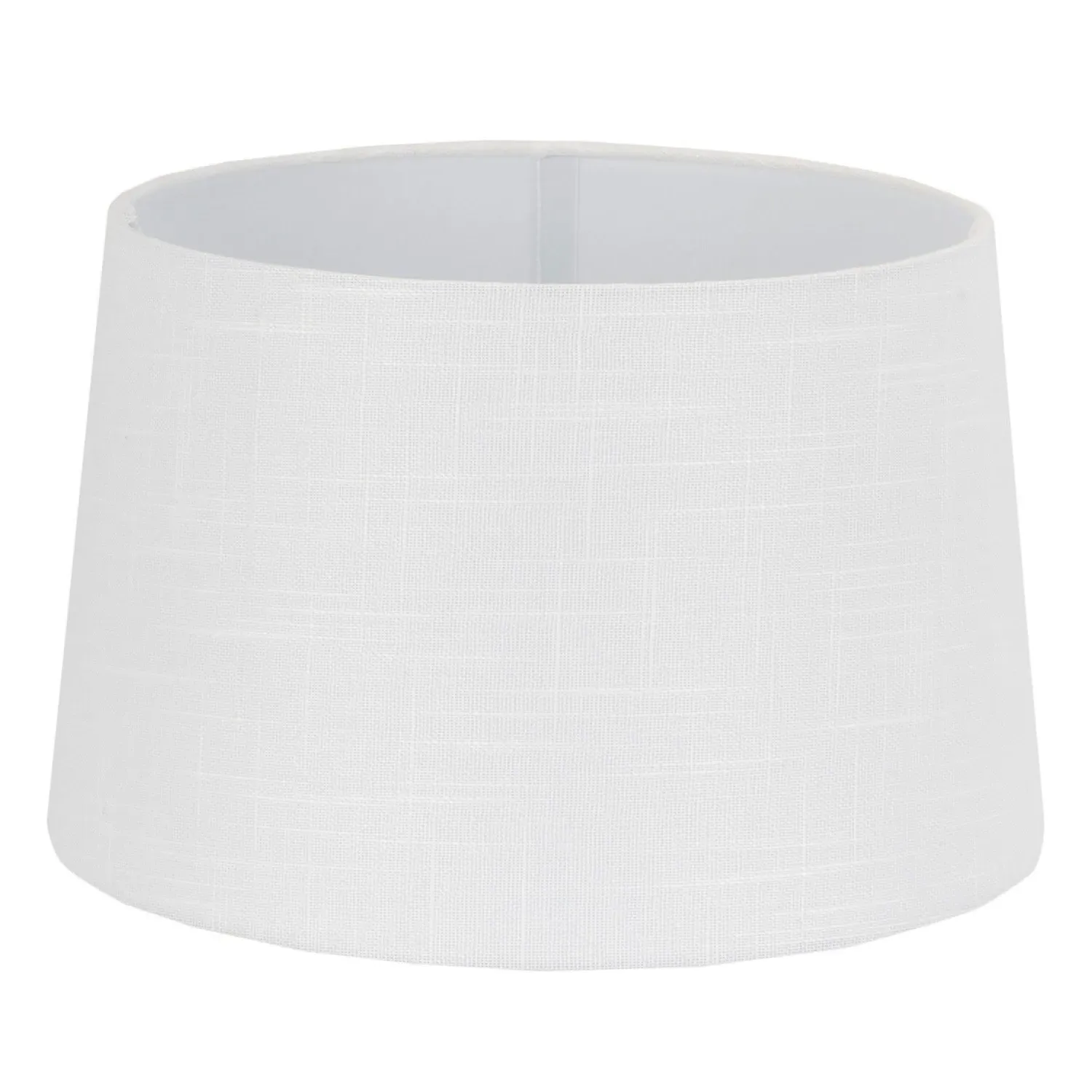 Large Lamp Shade - White, Linen image