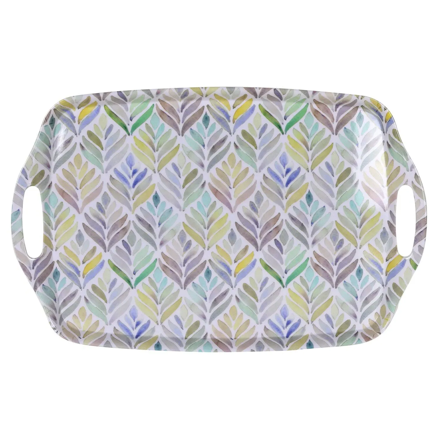 Large Pastel Leaf Tray