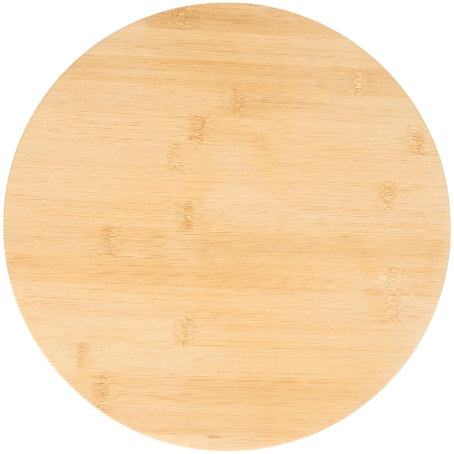 Large Round Bamboo Lazy Susan - Natural