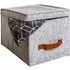 Large Storage Cube with Lid - Grey, Felt