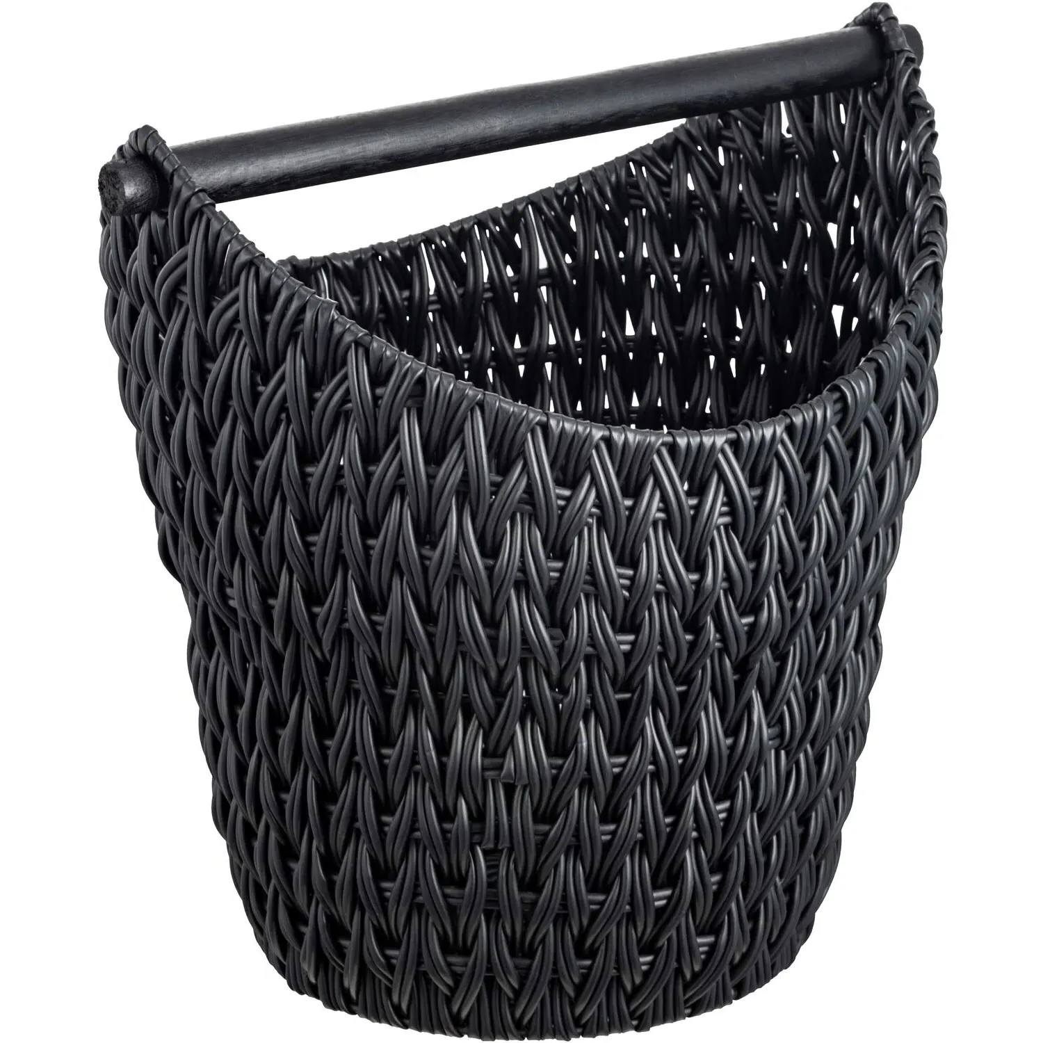 Large Toilet Roll Basket - Black