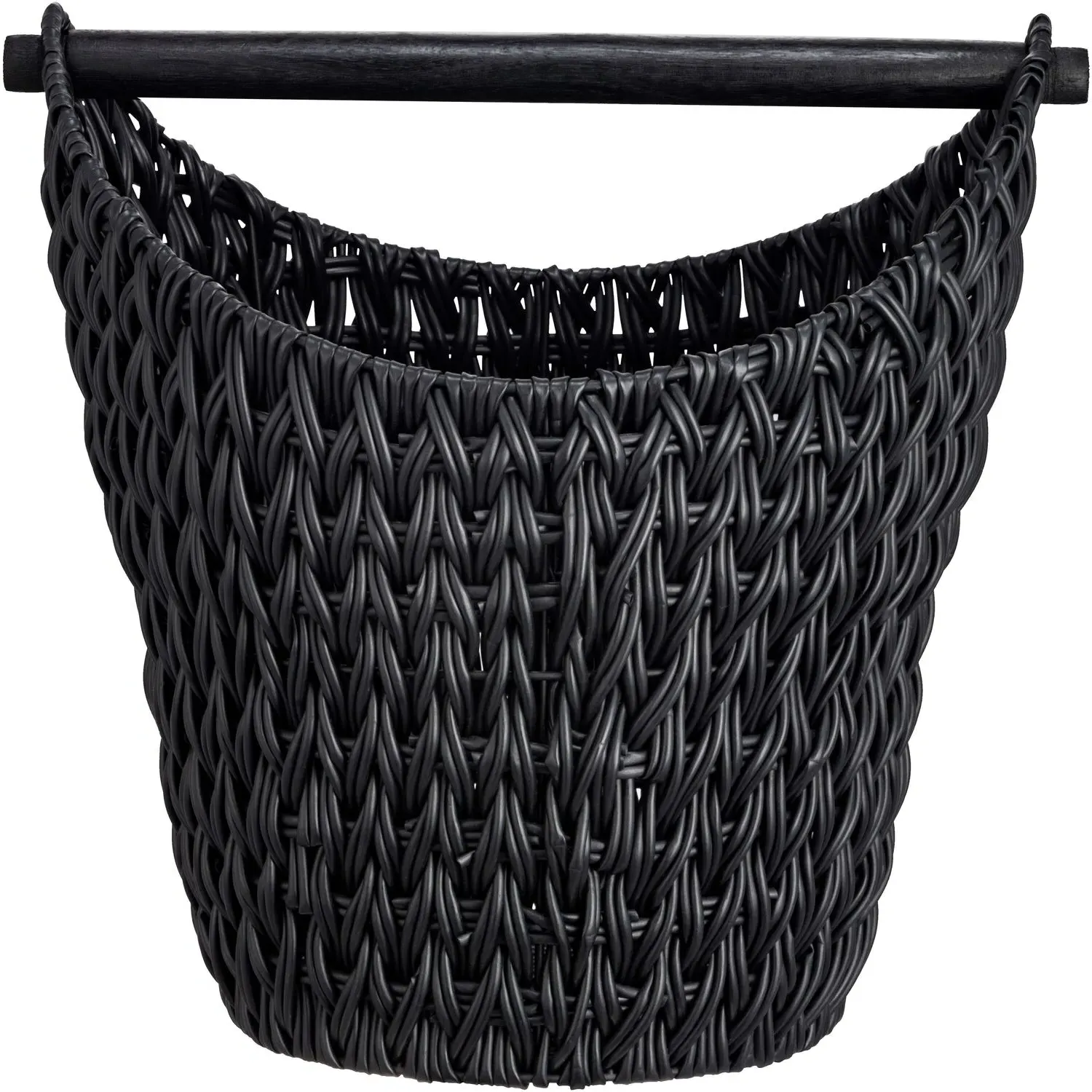 Large Toilet Roll Basket - Black