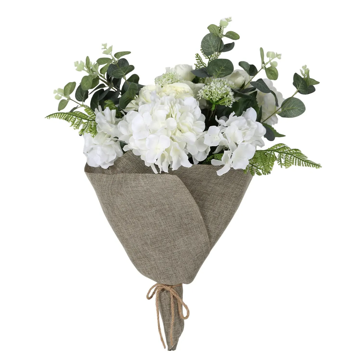 Large White Floral Artificial Bouquet
