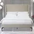 Lauren King Size Bed Frame - Cream, Fabric