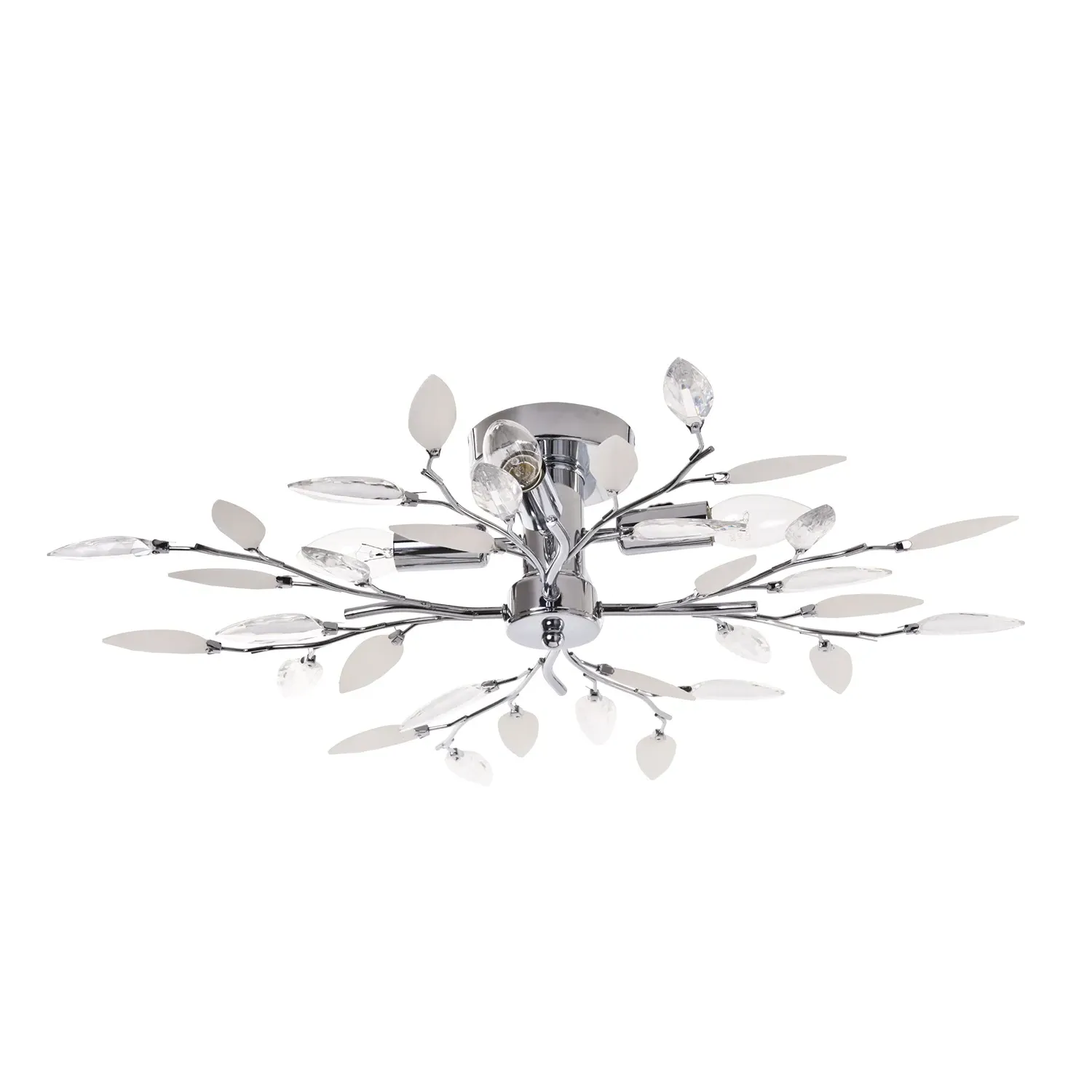 Leaf Ceiling Light - Silver