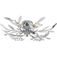 Leaf Ceiling Light - Silver