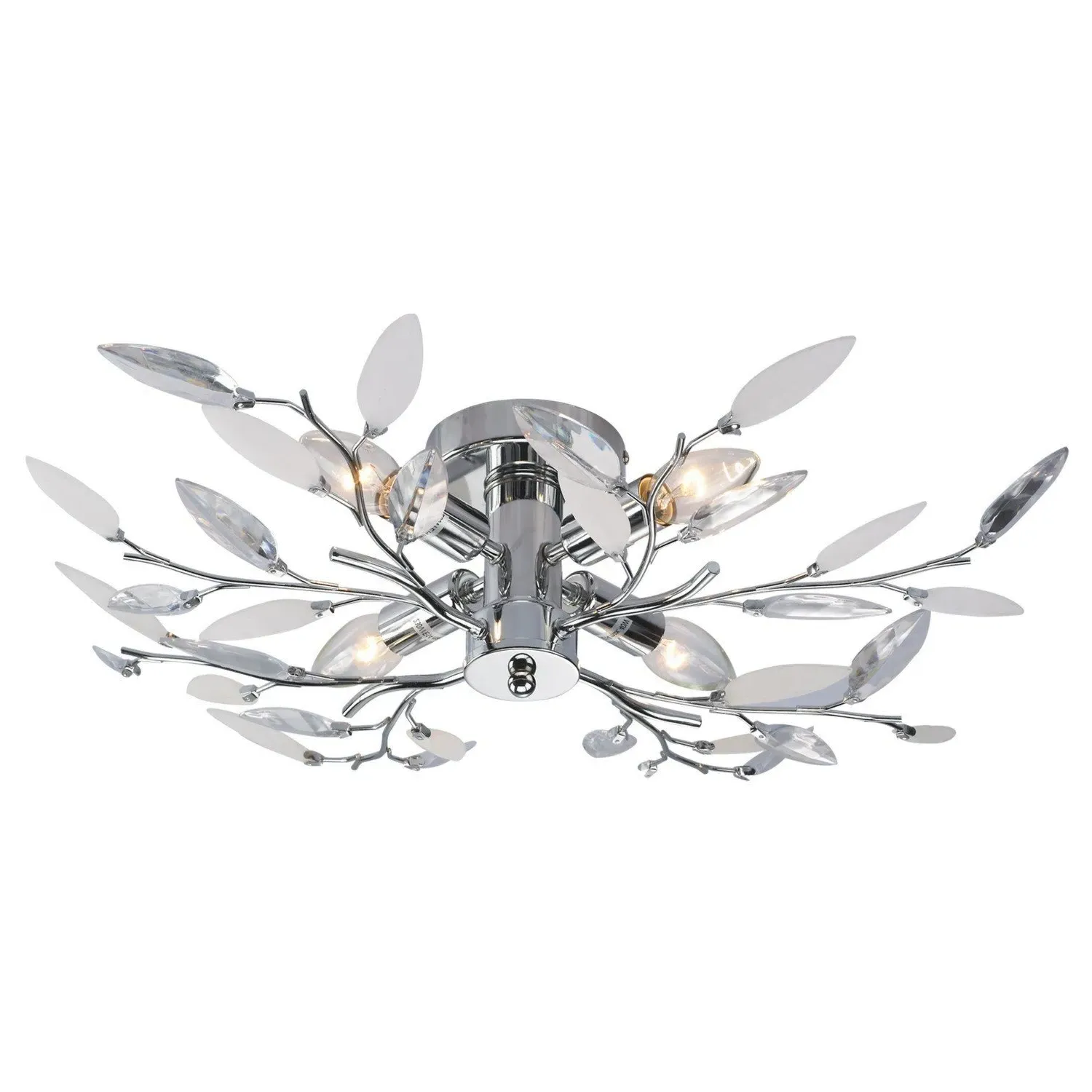 Leaf Ceiling Light - Silver