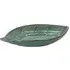 Leaf-Shaped Ceramic Soap Dish - Green