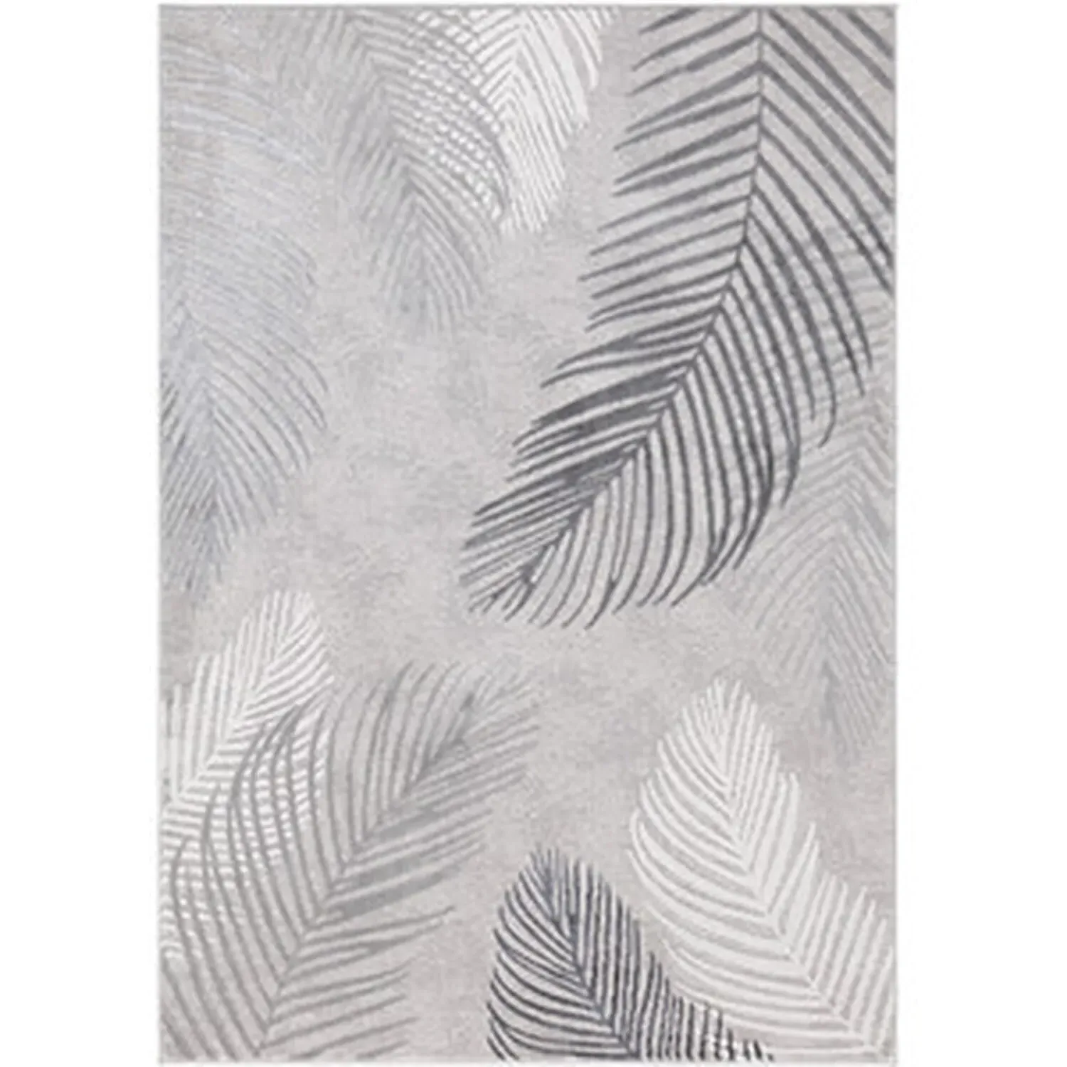 Leaf Sunset 160cm Rug - Grey