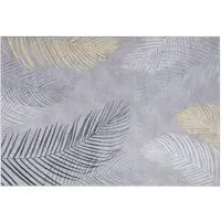 Leaf Sunset Rug - Gold