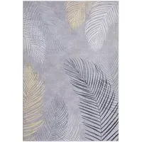 Leaf Sunset Rug - Gold