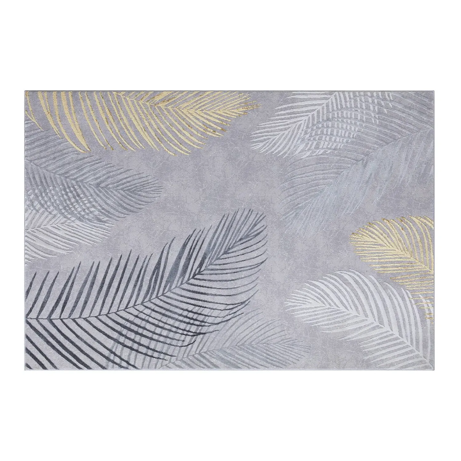 Leaf Sunset Rug - Gold