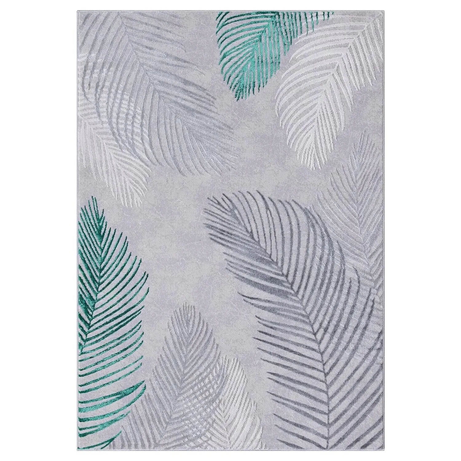 Leaf Sunset Rug - Green