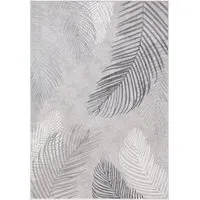 Leaf Sunset Rug - Grey