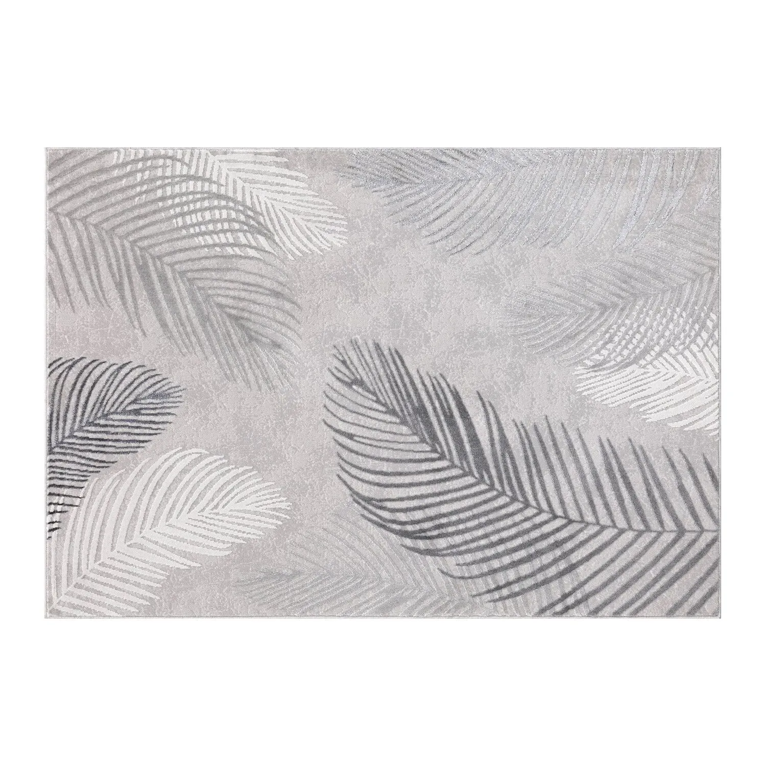 Leaf Sunset Rug - Grey