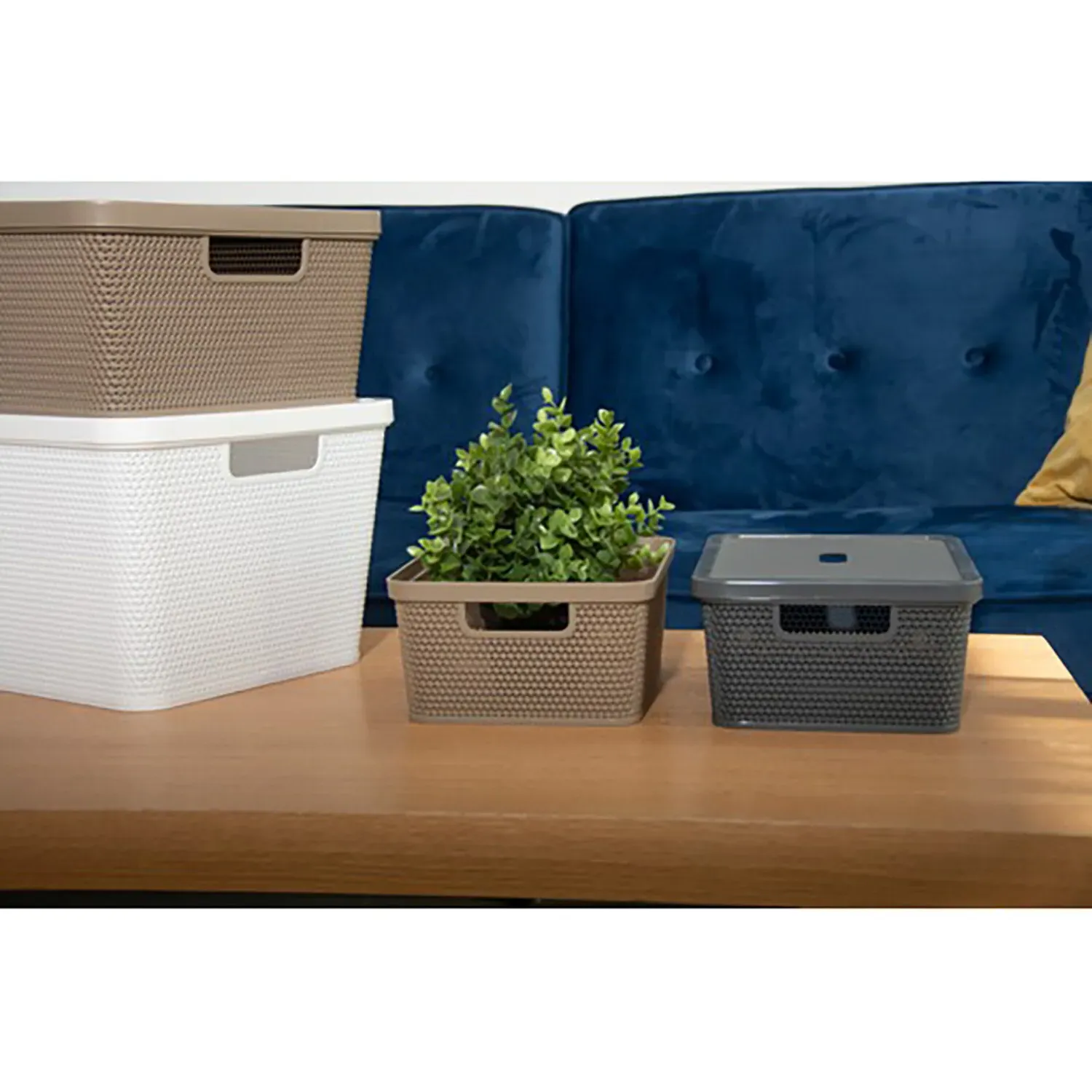 Leche Large Storage Basket - Brown