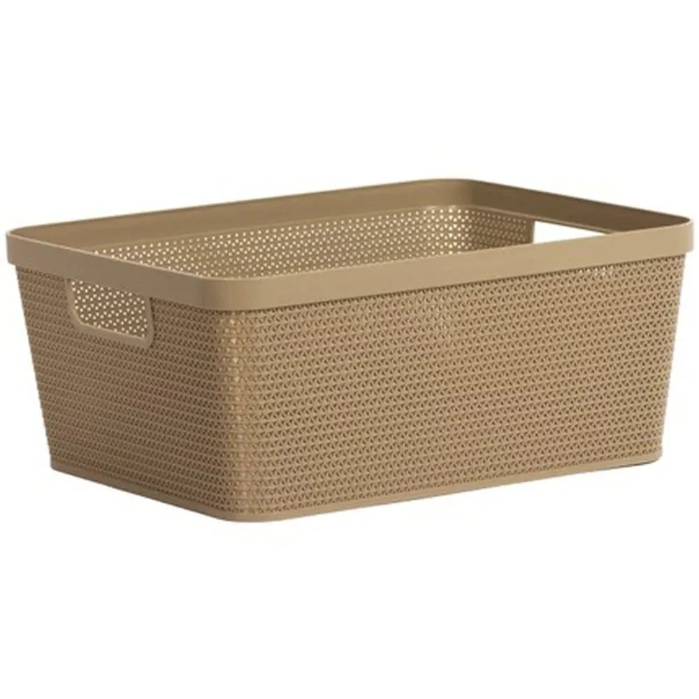 Leche Large Storage Basket - Brown