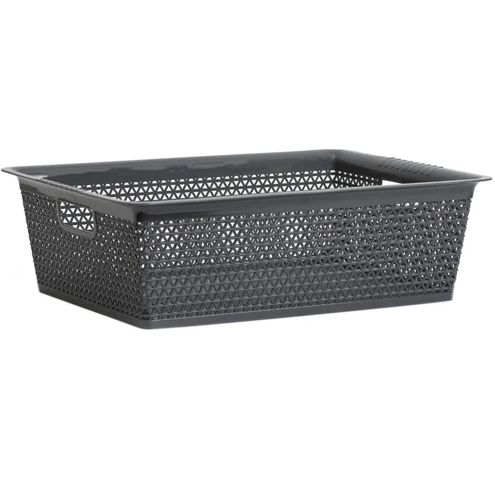 Leche Line A4 Storage Basket - Grey image