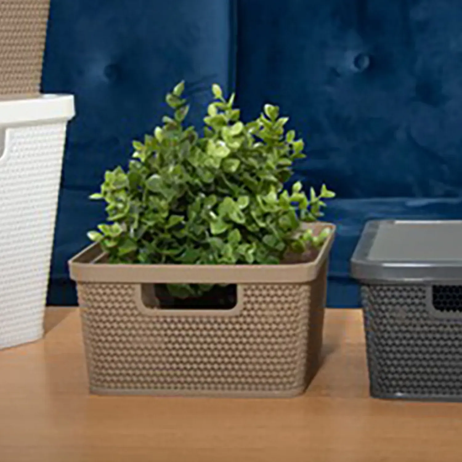 Leche Small Storage Basket - Brown