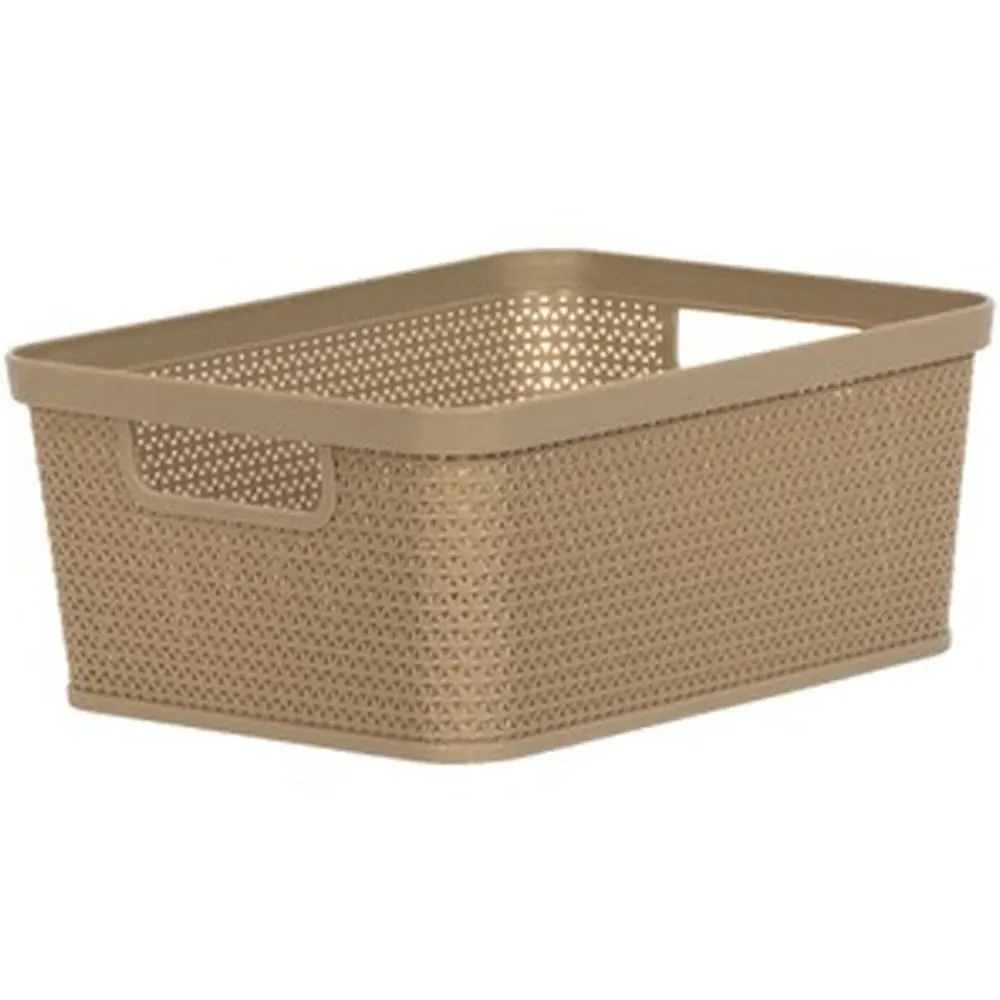 Leche Small Storage Basket - Brown image